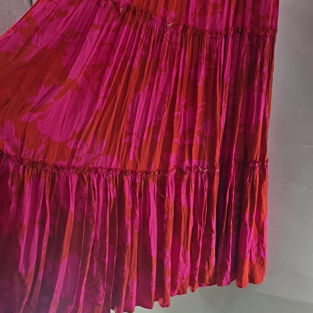 Abel The Label  Pink Floral  Maxi Dress - Picture 9 of 9